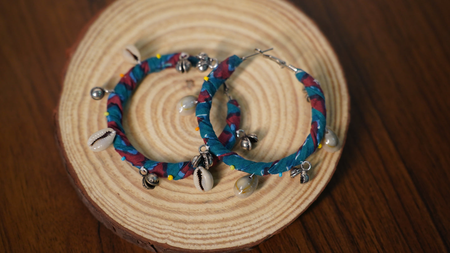 Boho Chand Bali | Colorfull | Handcrafted Earrings