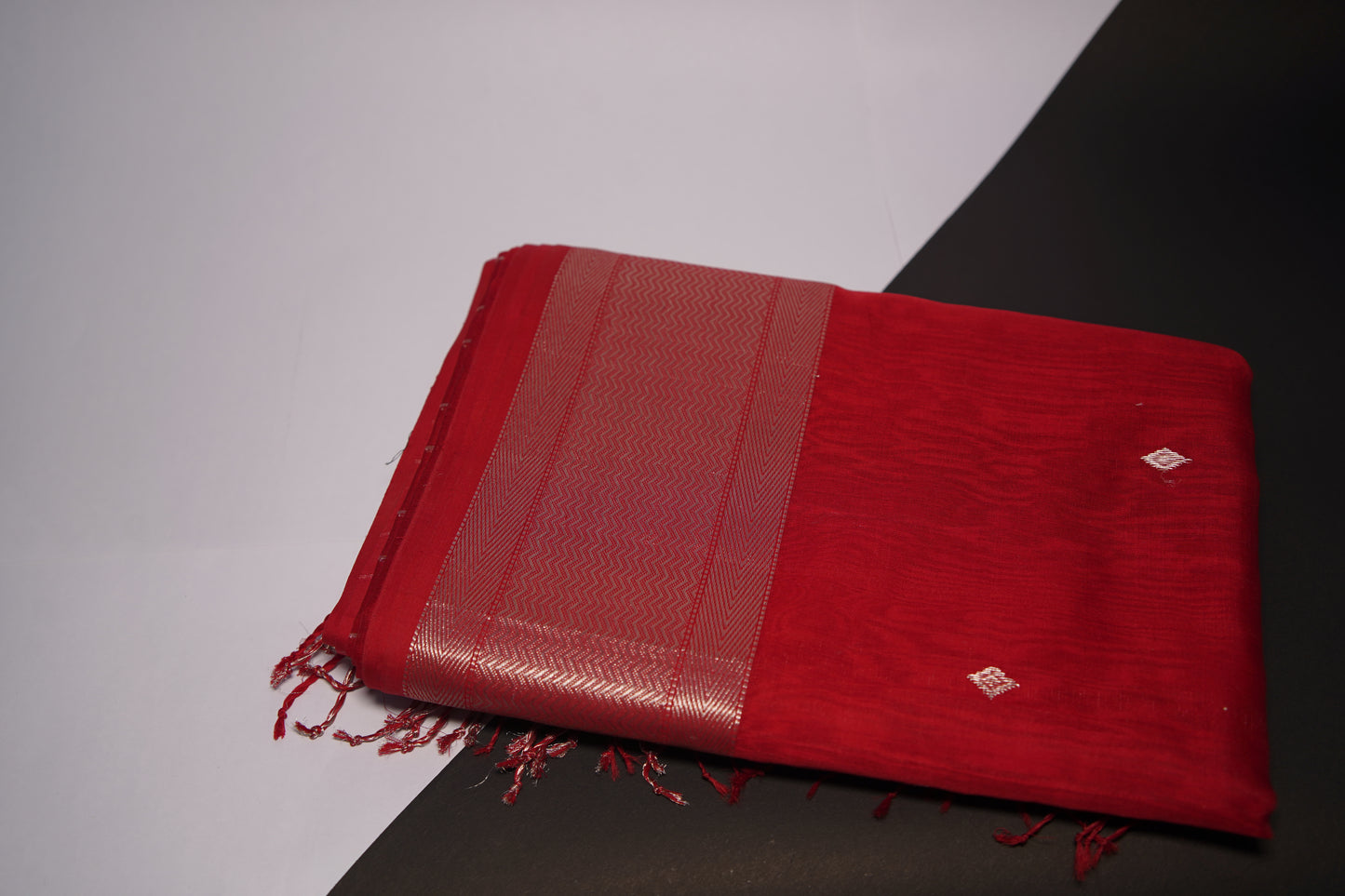 Virasat Red | Honnesha Cotton Silk Saree