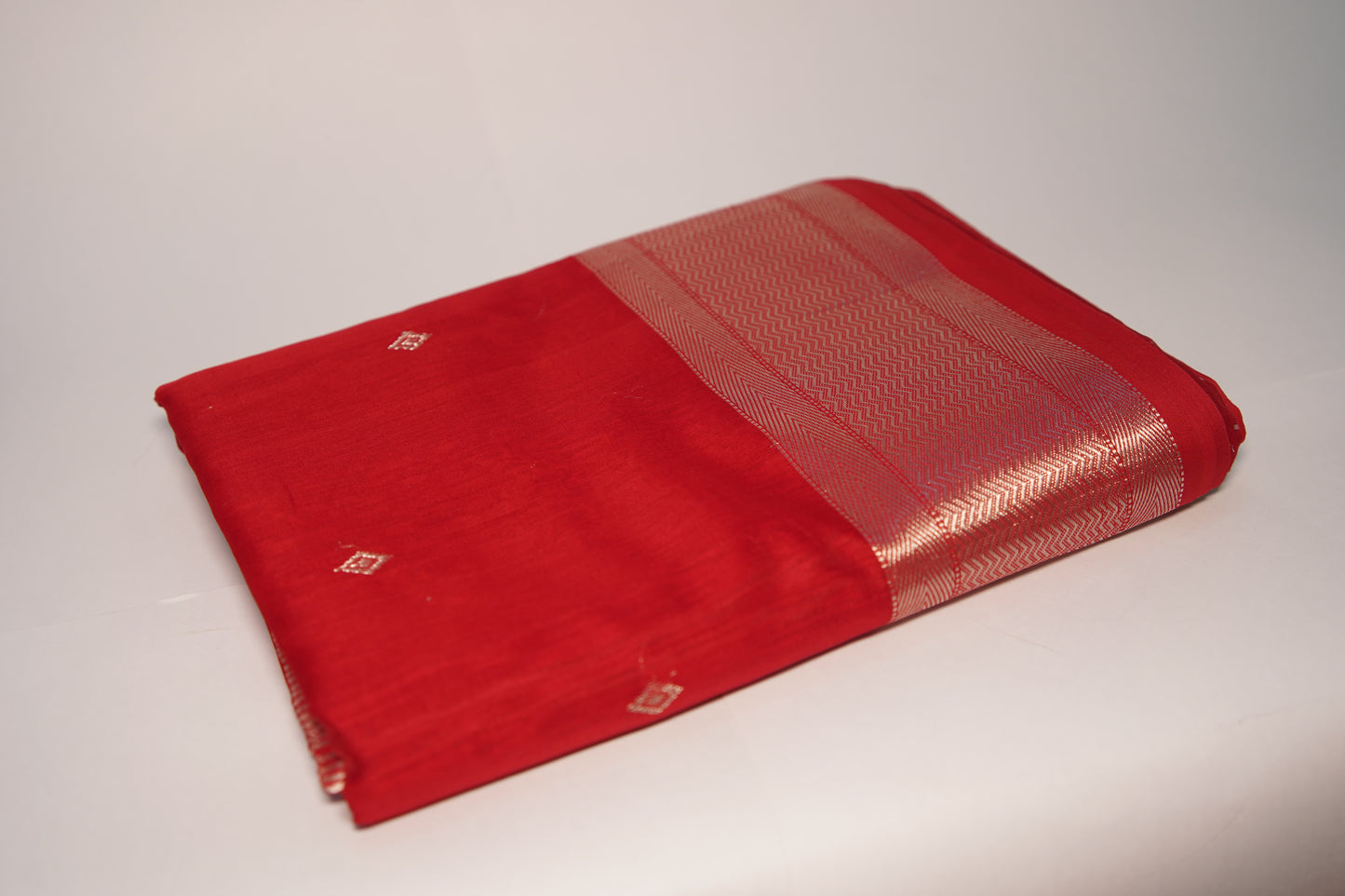 Virasat Red | Honnesha Cotton Silk Saree