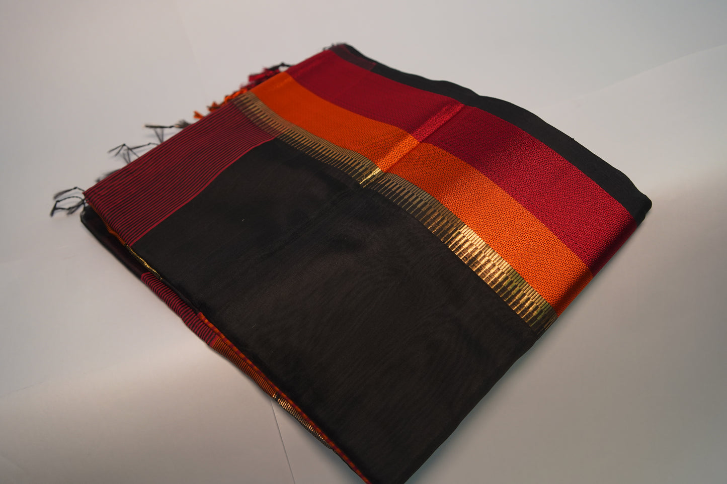 Lily Loom | Black | Cotton Silk Saree