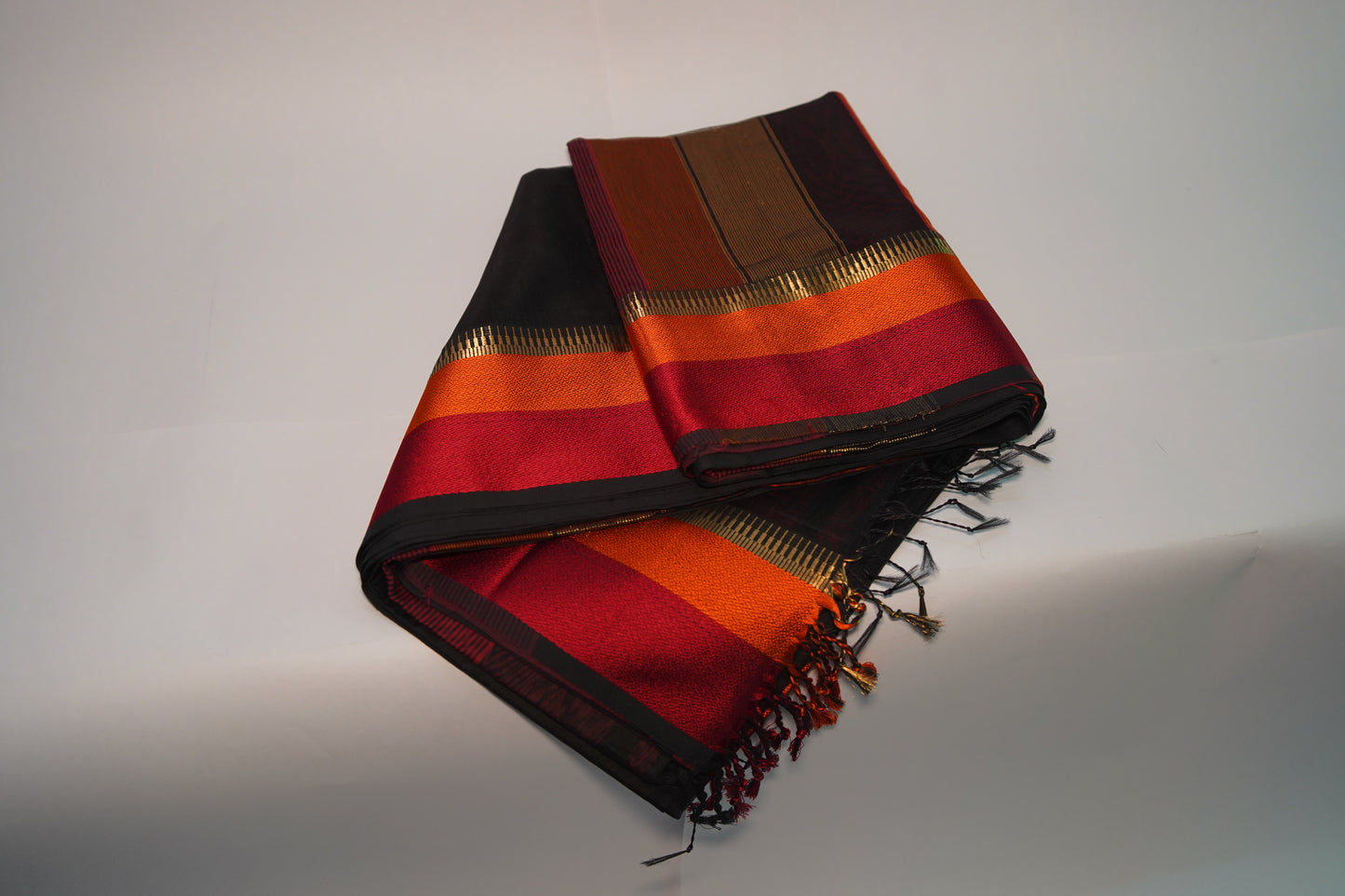 Lily Loom | Black | Cotton Silk Saree