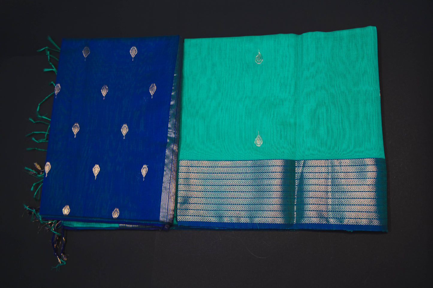 Gul Jade | Handloom Cotton Silk Saree