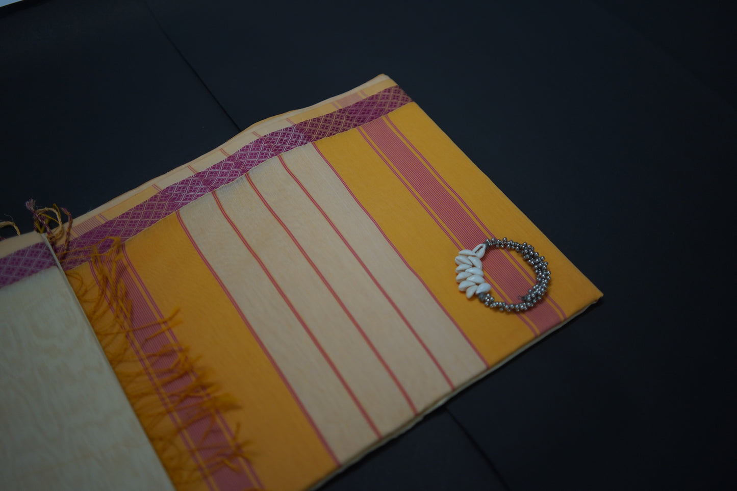 Tulip Yellow Silk Cotton Handloom Saree