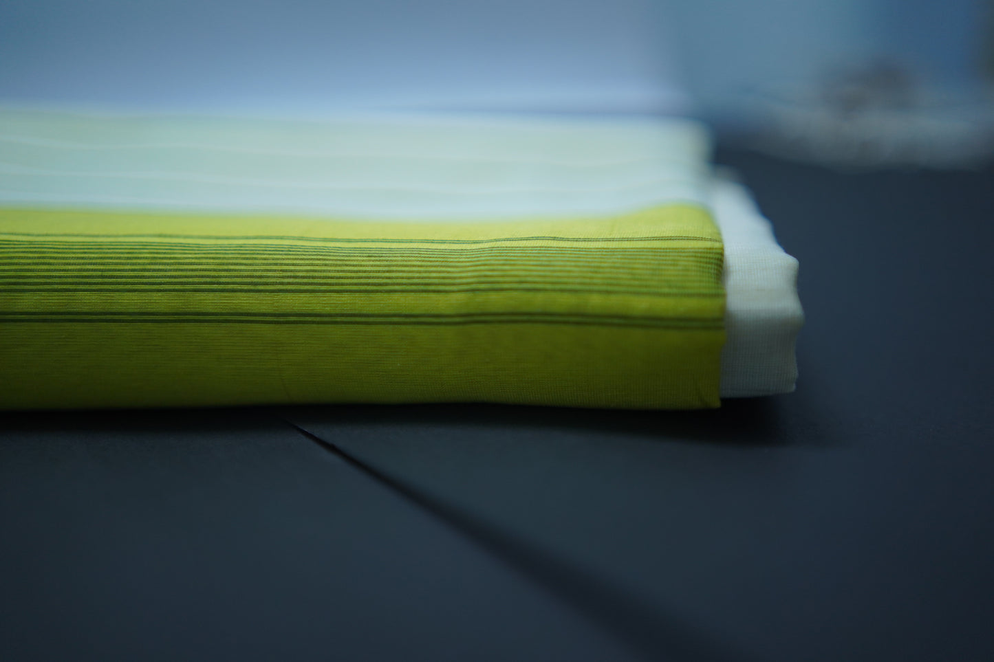 Tulip Green Silk Cotton Handloom Saree