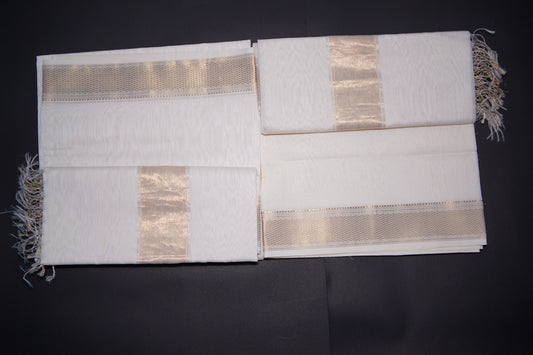 Pearl White | Cotton Silk Dress Material