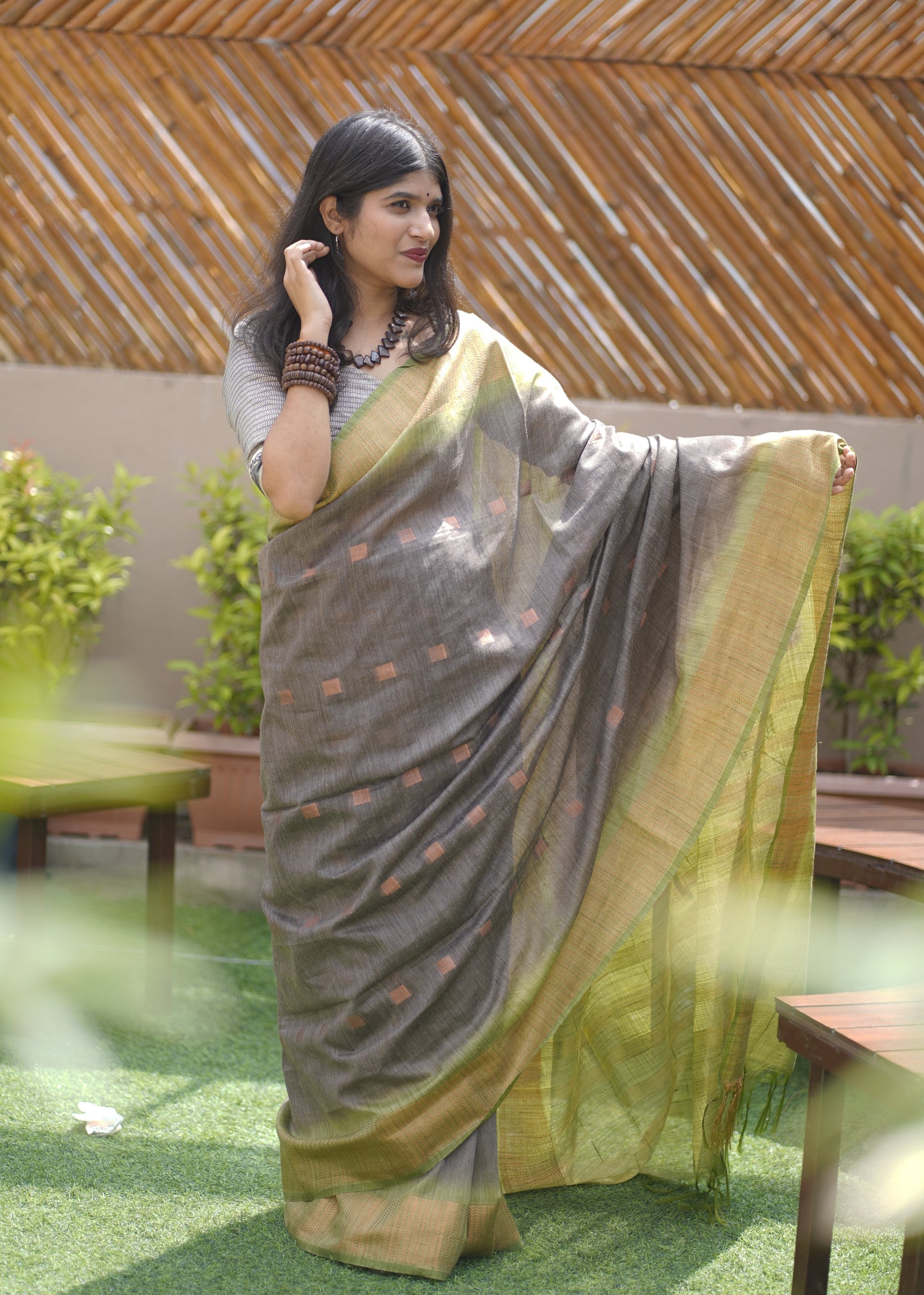 Banana Leaf Saree | Honnesha