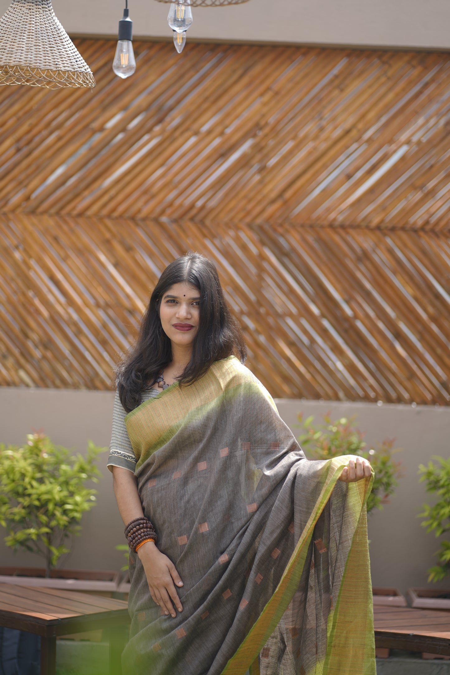 Banana Leaf Saree | Honnesha