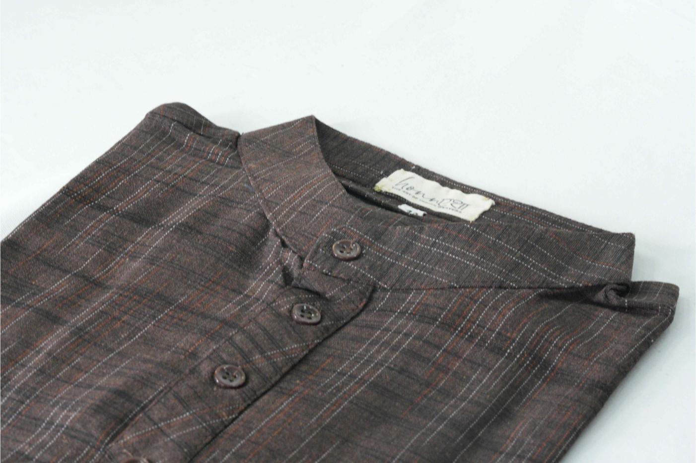 Khadi Half sleeve short kurta | Honnesha