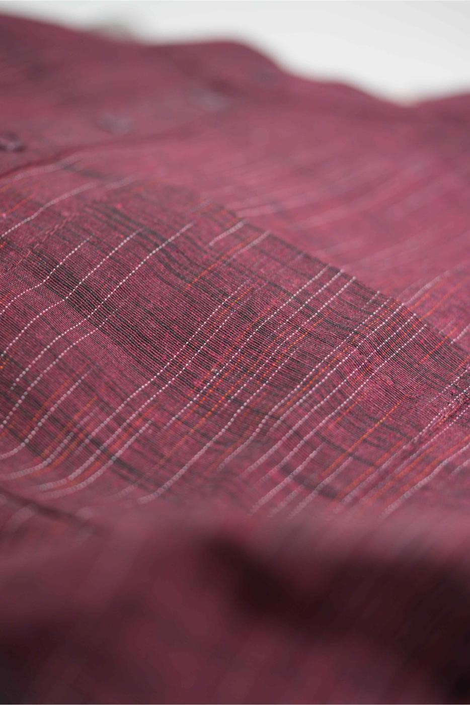 Khadi Half sleeve short kurta | Honnesha