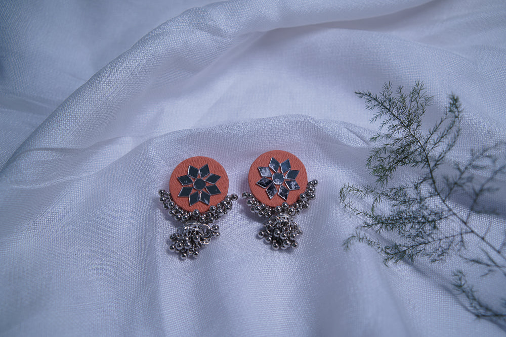 Round Mirror Earrings