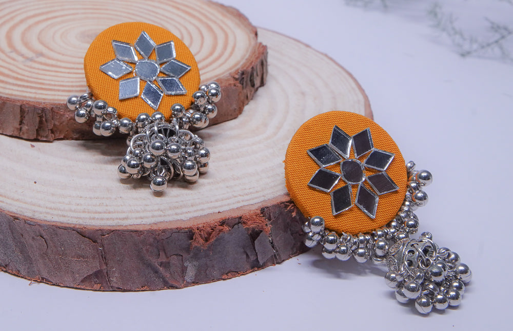 Round Mirror Earrings